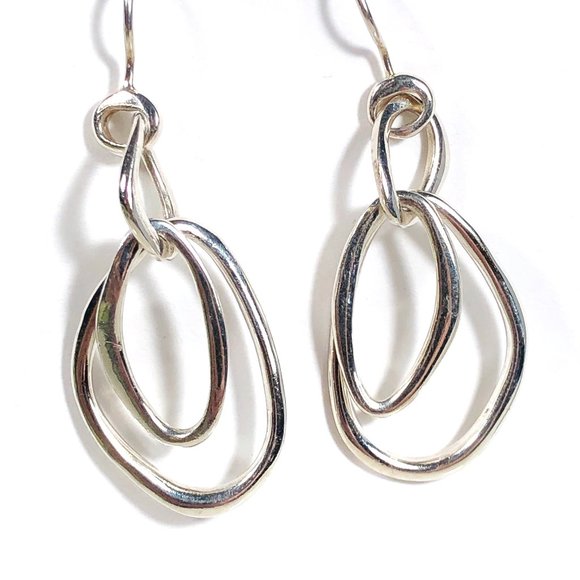 Silpada Jewelry - Silpada Intertwined Oval Link Drop Earrings